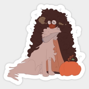 jade and bec borzoi Sticker